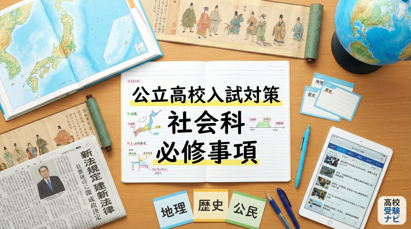 公立高校入試対策 社会科の必修事項・これだけ